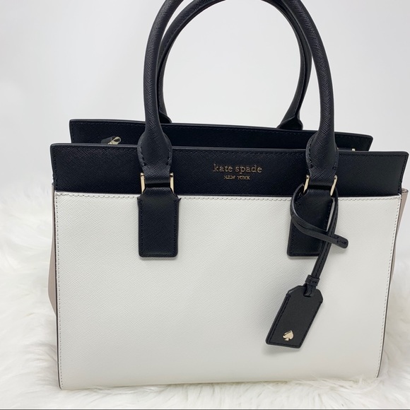 Kate Spade Cameron Medium Satchel Warm Beige New